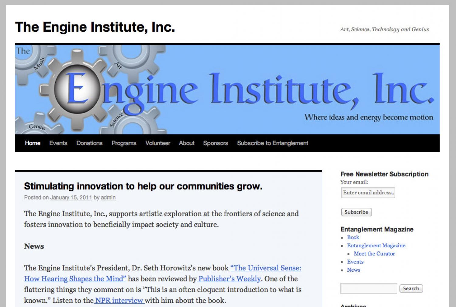 Coming of Age Enginge Institute logo