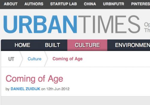 Coming of Age Urban Times logo